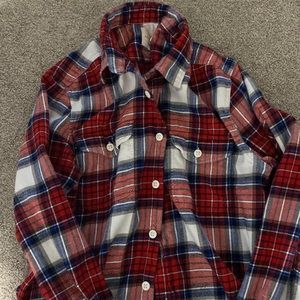 American eagle light flannel/shacket